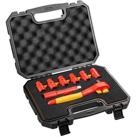 NEO 108 Steckschlüssel 1/4" 1/2" Koffer NEO Werkzeugset (1/5)
