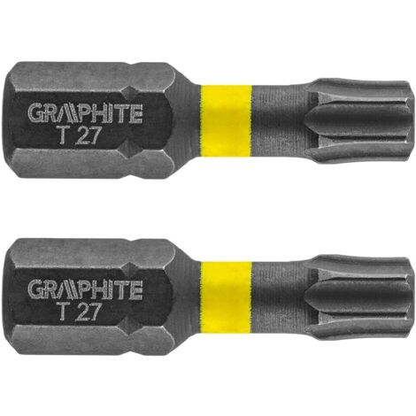 Schlagbohrer TX27 x 25 mm, 2 Stück. (1/2)