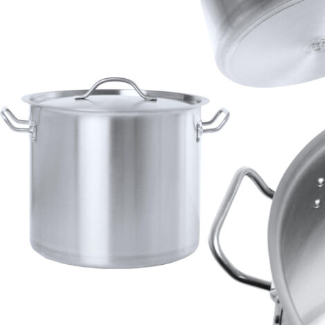 Budget Line mittlerer Topf mit Deckel 24 l 360x240 - Hendi 832844