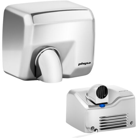 Physa Vella silberner automatischer Wand-Händetrockner 2000W