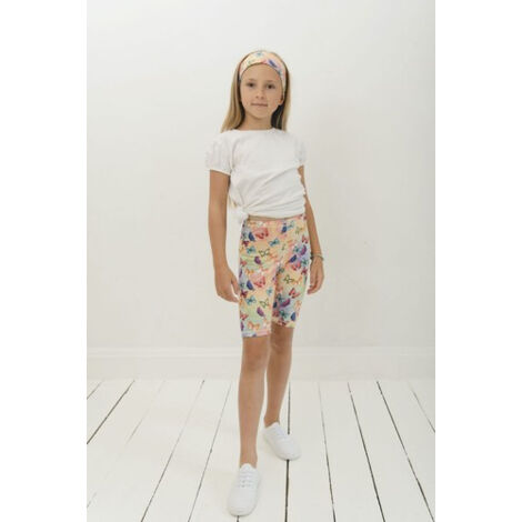 Neuf* Short TU Kids 4-5 ans (104-110cm) x2 - pois coloré & motifs noirs
