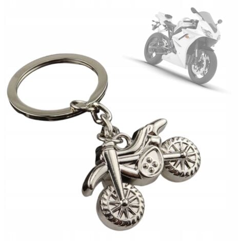 HOPCNF Motorrad Helm Schlüsselanhänger - 4er Set Mini Helme Mit Stern Design