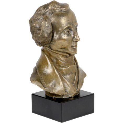 Galileo Galilei Büste – Handbemalte Reproduktion Aus Marmor & Kunstharz, Höhe 15 Cm, Made In Italy