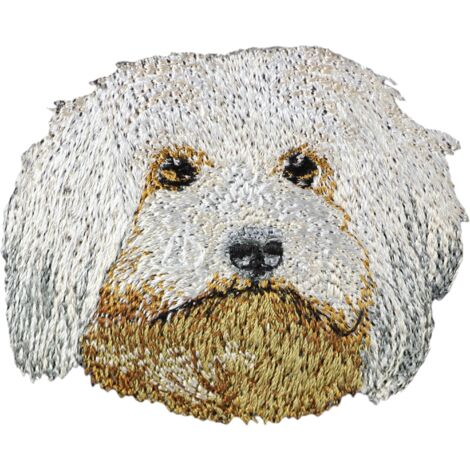 Havaneser - Aufnäher in Hundeform, bestickter Aufnäher, einzigartige Dekoration für einen Rucksack von Art-Dog