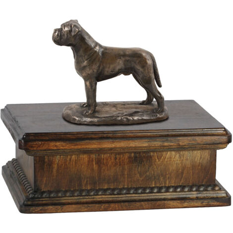 Bullmastiff, Bulmastif - eine Urne für Hundeasche, eine klassische Urne mit einer Statuette, eine elegante Urne mit einem Hund von Art-Dog (1/5)