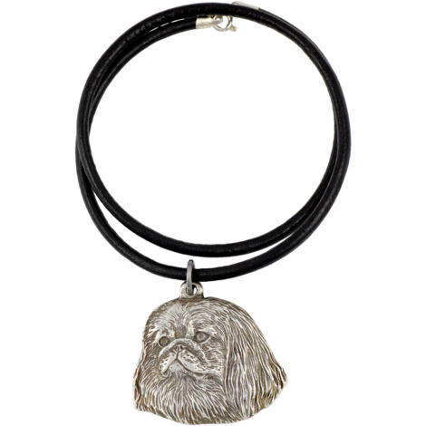 Leonberger - Eine Halskette Mit Hund In Einer Geschenkverpackung, Ein