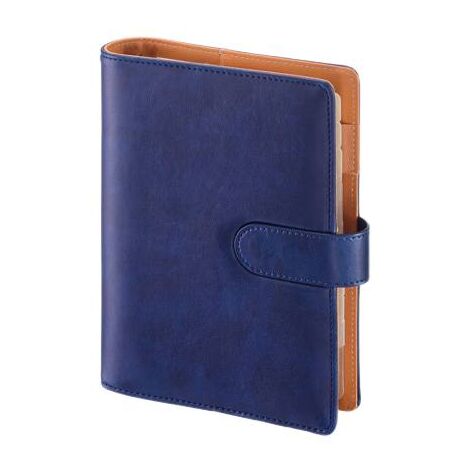 Sevillablauer Premium-Organizer mit austauschbarem Einsatz 13x19cm und Kalender (1/3)