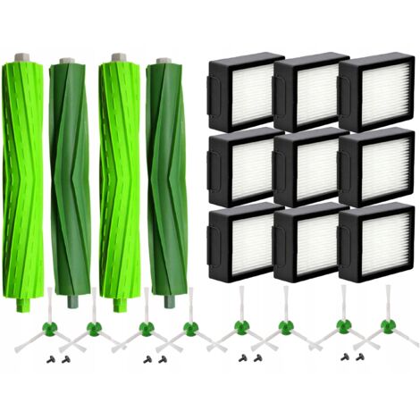 thumbnail interactive-video image 1 of Replacement Filter Kit For IRobot Roomba E Series And I Series – Fits E5, E6, E7, I1, I3, I4, I6, I7, I8+ – MPN 1552, 5150, 6198 1 of 6
