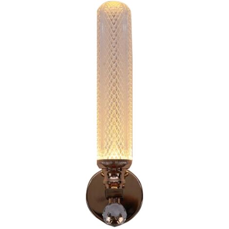 Dilly – Wandleuchte 350 x 100 mm, 1 x G4, französisches Gold, Hardware + Acryl (1/3)