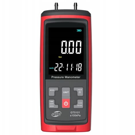 DIFFERENZMANOMETER DRUCKMESSGERÄT VAKUUMTESTER PC-ANWENDUNG 1 BAR