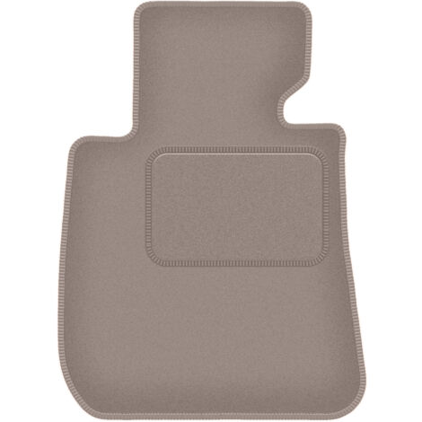 Alfombrillas Velour Beige BMW Serie 5 F10 2010-2017 - Alfombrillas De Coche