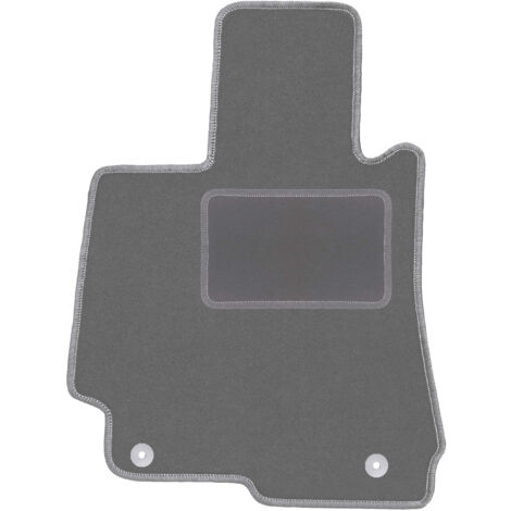 Original Fussmatten Veloursmatten Mercedes S-Klasse W221 Kurz Grau 2005 - 2013