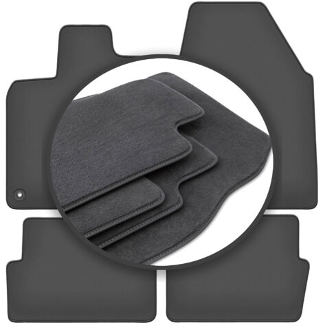 Passgenaue Fußmatten Aus Nadelfilz Für Nissan Qashqai I (J10/JJ10, 2006-2013) – Schwarz