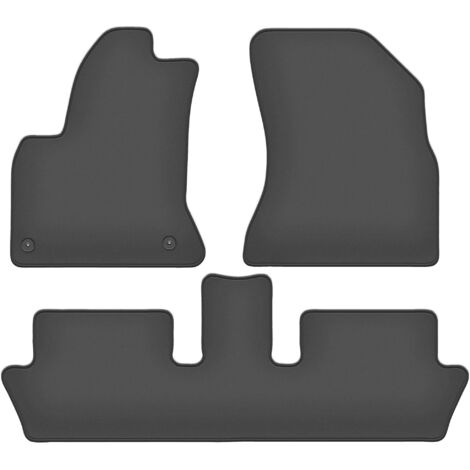 PREMIUM Beige Fußmatten Für: Citroen C4 Grand Picasso 7 Sitze 2006-2013