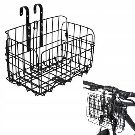 KESOTO Fahrradkorb Aus Metalldraht - Hinterer Gepäckträger Ohne Abdeckung