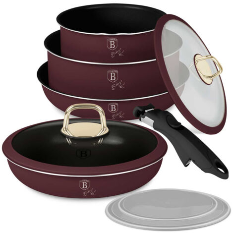 TITAN-KOCHGESCHIRR-SET 9-TEILIG BERLINGER HAUS BH-8254 LEONARDO