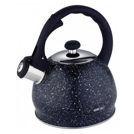 Wasserkocher mit Pfeife, 2 l, Kinghoff KH-1403, Marmor (1/5)