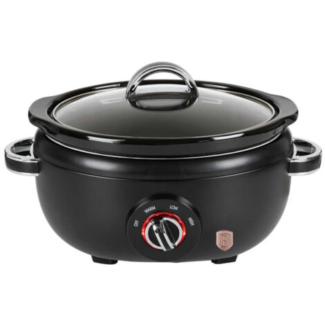 SCHONGARER ELEKTROTOPF 3,5L BERLINGER HAUS BH-9669 SCHWARZ ROSE