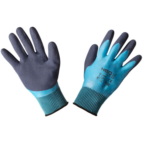 Arbeitshandschuhe, latexbeschichtetes Polyester (2 Lagen), 3141X, Größe 8 (1/5)
