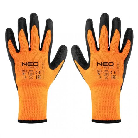 Isolierte Arbeitshandschuhe, latexbeschichtetes Polyester, 2242X, Größe 8 (1/5)