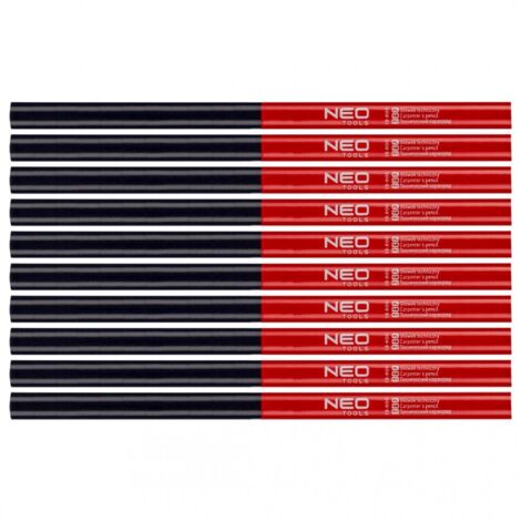 NEO Technische Bleistifte in Rot und Blau – 12er-Set für präzises Zeichnen und Markieren (1/2)