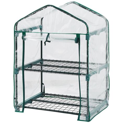 Gewächshaus 69 x 49 x 95 cm, PVC-Folie, Metallkonstruktion (1/5)