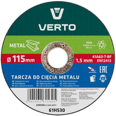 Metalltrennscheibe 125 x 1,5 x 22,2 mm (1/4)