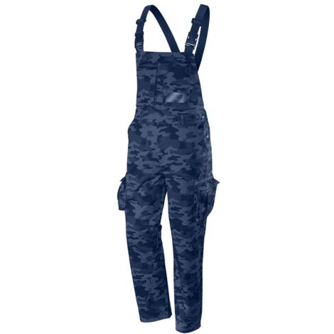 Arbeitslatzhose in Camouflage-Marineblau, Größe XS (1/5)
