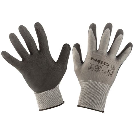 Arbeitshandschuhe, latexbeschichtetes Polyester (Schaumstoff), 3141X, Größe 8 (1/3)