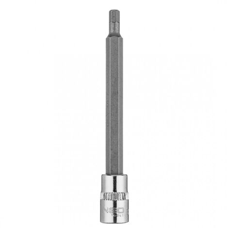 Sechskantbit H4 auf 1/4"-Stecknuss, lang, 87 mm (1/5)