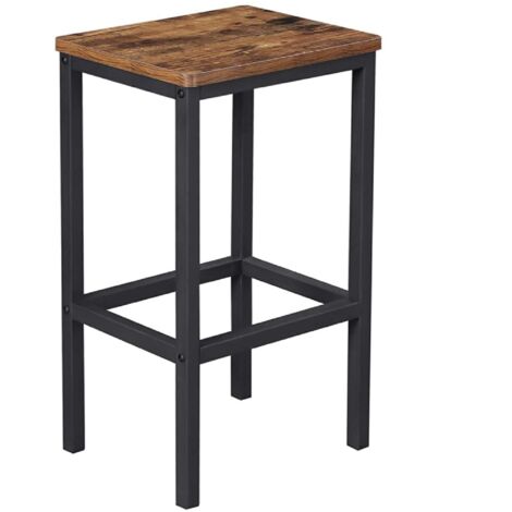 Dunkelbrauner Barhocker für die Küche, modern, BEGRYF 40x30x65 (1/5)