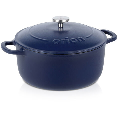 LITINA emaillierter Gusseisentopf mit Deckel 26 cm, 5,2 l (1/5)