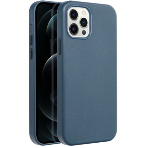 MagSafe-kompatible Lederhülle Mag Cover für iPhone 12 Pro Blau (1/5)