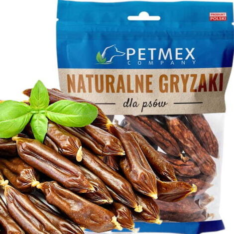 Natürlicher Hunde-Kauartikel Petmex Geflügel-Trockenwürstchen 200 g (1/3)