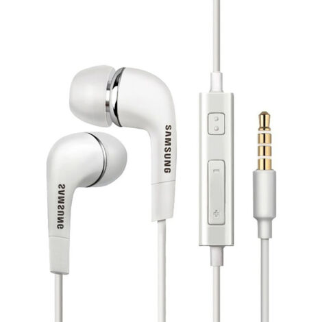 Samsung EHS64AVFWE Kabelgebundene Kopfhörer (Mini-Klinke 3,5 mm, Stereo-Hi-Fi) (Großpackung – Ersatzverpackung) – Weiß (1/4)