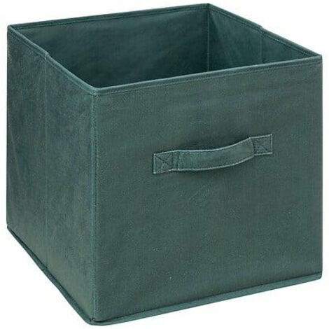 Korb velours 31x31cm mix n modul khaki grün - 5five