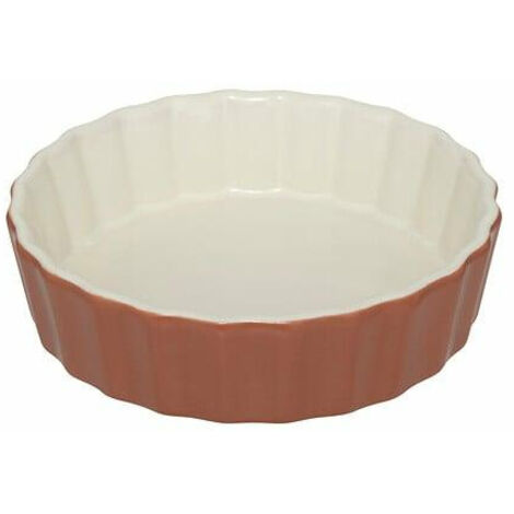 Mini-Törtchenform 12 cm Durchmesser rot KERAMIK (1/2)