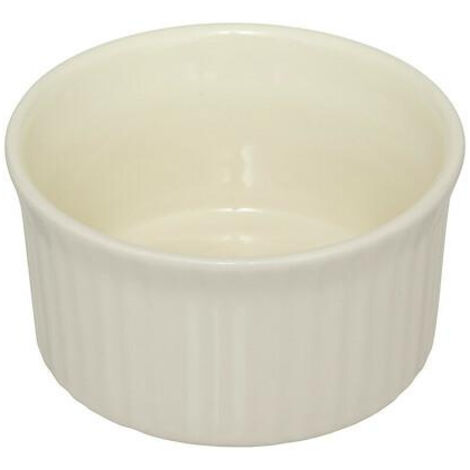 Beige RAMEKIN AUS STEINZEUG, Durchmesser 9 cm, Ramekin