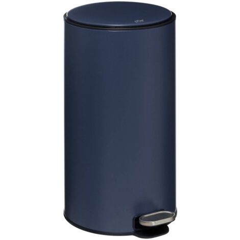 Mülleimer aus metall 30l delta petrolblau - 5five