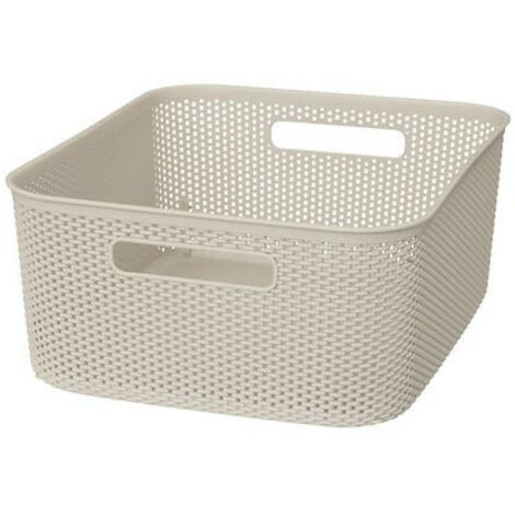 Häkelkorb crochy 11l leinen - 5five (1/3)