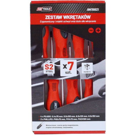 AWTOOLS SCHRAUBENDREHER-SET S2 / 7-tlg. (1/3)