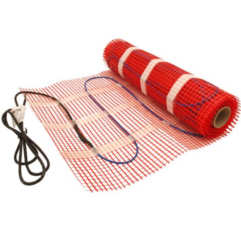 EH-3: Heizmatte unter Fliesen, Fußbodenheizung, 0,5x6m, 450W 2A