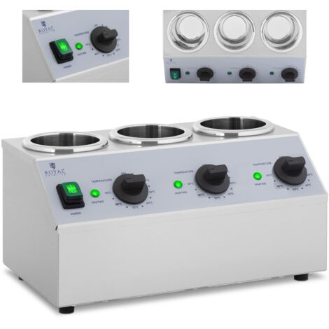 Flaschenwärmer für scharfe Soßen 3 x 1 l 40–90 °C 550 W