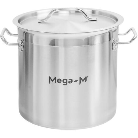 Hoher Cateringtopf mit Deckel Mega-M PRO 12l Ø 25 cm x H 25 cm N