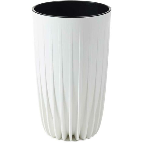 Abgestreifter, hoher Öko-Recycling-Blumentopf (1/5)