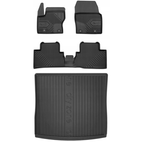 SET 77 Fußmatten und Fußmatten Ford Grand C-Max 2 2010-2019 7 Sitze