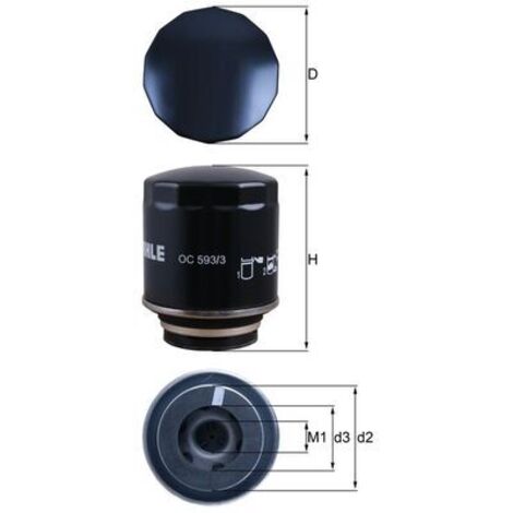 Ölfilter OC593/3 Knecht (1/2)
