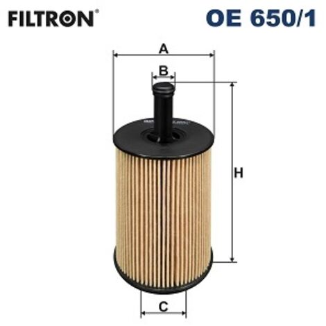 Filtron OE 650/1 Ölfilter für VW, Audi, Skoda und Seat