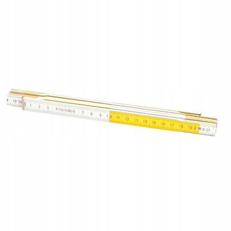 HOLZMESSUNG 1M WEISS-GELB XL (1/5)