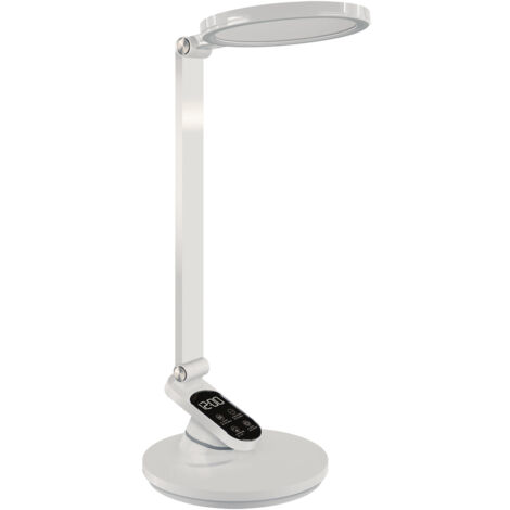 9-W-LED-Schreibtischlampe mit dimmbarem Licht und Berührungsschalter, weiß, Ragas Ideus 04171 (1/2)